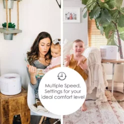 Crane HEPA Air Purifier with 3 Speed Settings for Small to Medium Rooms up to 300 sq.ft. 14 Crane HEPA Air Purifier with 3 Speed Settings for Small to Medium Rooms up to 300 sq.ft. -Air Quality Shop whites crane air purifiers ee 7002air 1f 1000