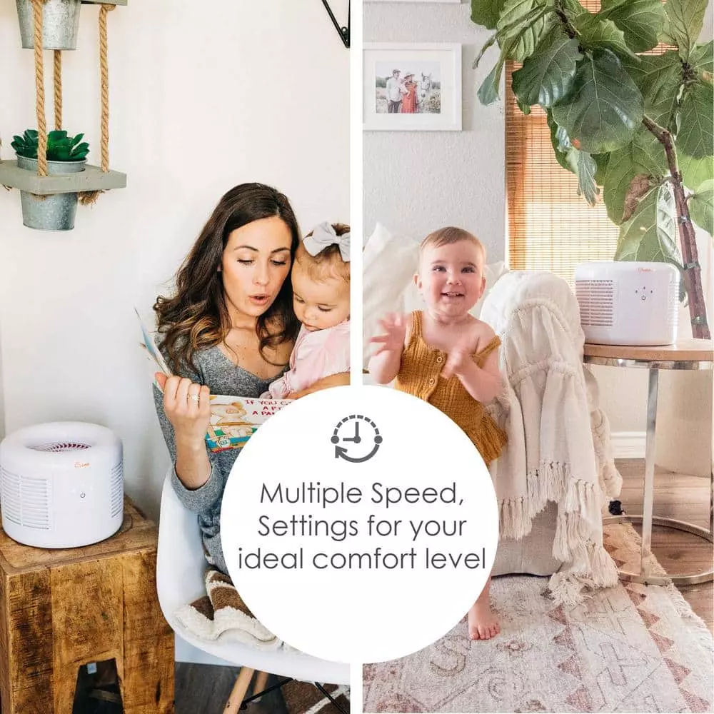 Crane HEPA Air Purifier with 3 Speed Settings for Small to Medium Rooms up to 300 sq.ft. 6 Crane HEPA Air Purifier with 3 Speed Settings for Small to Medium Rooms up to 300 sq.ft. - Image 4