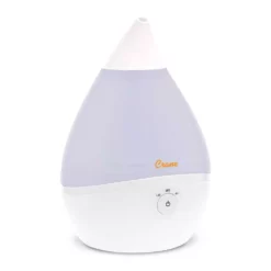 Crane 0.5 Gal. Droplet Ultrasonic Cool Mist Humidifier for Small to Medium Rooms up to 250 sq. ft. -White
