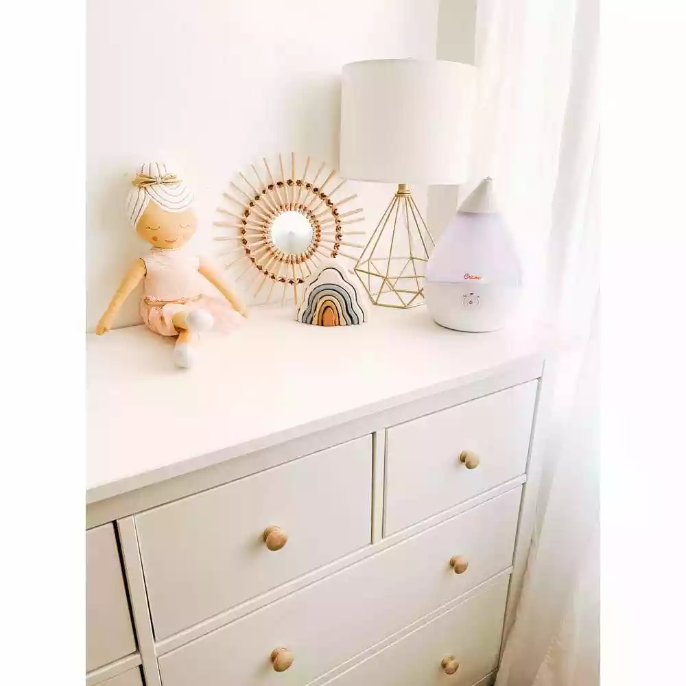 Crane 0.5 Gal. Droplet Ultrasonic Cool Mist Humidifier for Small to Medium Rooms up to 250 sq. ft. -White 9 Crane 0.5 Gal. Droplet Ultrasonic Cool Mist Humidifier for Small to Medium Rooms up to 250 sq. ft. -White - Image 7