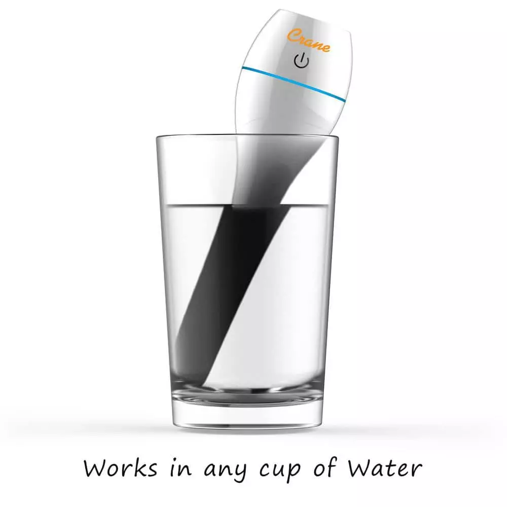 Crane 8 oz. Portable Ultrasonic Cool Mist Humidifier for Car, Desk, Travel 5 Crane 8 oz. Portable Ultrasonic Cool Mist Humidifier for Car, Desk, Travel - Image 3