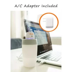 Crane 8 oz. Portable Ultrasonic Cool Mist Humidifier for Car, Desk, Travel 17 Crane 8 oz. Portable Ultrasonic Cool Mist Humidifier for Car, Desk, Travel -Air Quality Shop whites crane humidifiers ee 5950 76 1000