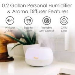 Crane 0.2 Gal. 2-in-1 Ultrasonic Cool Mist Humidifer & Aroma Diffuser for Small Rooms up to 160 sq. ft. 21 Crane 0.2 Gal. 2-in-1 Ultrasonic Cool Mist Humidifer & Aroma Diffuser for Small Rooms up to 160 sq. ft. -Air Quality Shop whites crane humidifiers ee 5951ad 4f 1000
