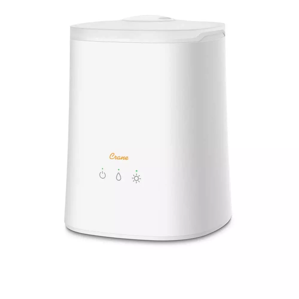 Crane 1.2 Gal. Cool Mist Top Fill Humidifier & Aroma Diffuser for Medium to Large Rooms up to 500 sq. ft 3 Crane 1.2 Gal. Cool Mist Top Fill Humidifier & Aroma Diffuser for Medium to Large Rooms up to 500 sq. ft