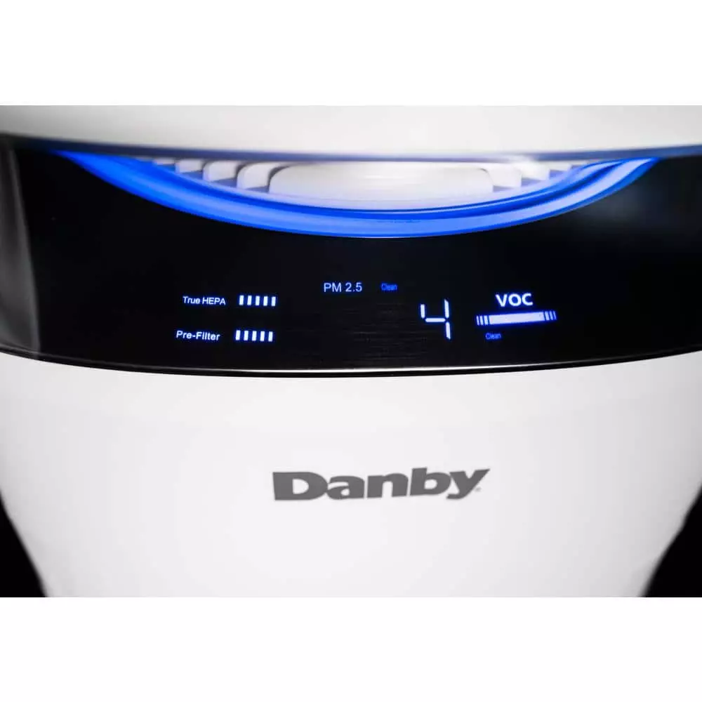 Danby 450 sq. ft. Portable Air Purifier with Filter in White 7 Danby 450 sq. ft. Portable Air Purifier with Filter in White - Image 5