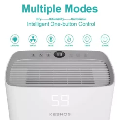 Kesnos 50-Pint Capacity Home Multifunction Dehumidifier With Bucket For 3,500 Sq. Ft. Home Or Bedroom 15 Kesnos 50-Pint Capacity Home Multifunction Dehumidifier With Bucket For 3,500 Sq. Ft. Home Or Bedroom -Air Quality Shop whites dehumidifiers hdcx pd08a 4f 1000