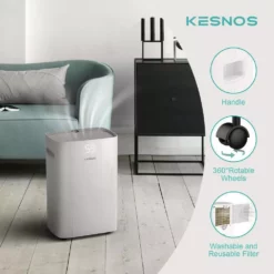 Kesnos 50-Pint Capacity Home Multifunction Dehumidifier With Bucket For 3,500 Sq. Ft. Home Or Bedroom 19 Kesnos 50-Pint Capacity Home Multifunction Dehumidifier With Bucket For 3,500 Sq. Ft. Home Or Bedroom -Air Quality Shop whites dehumidifiers hdcx pd08a 76 1000