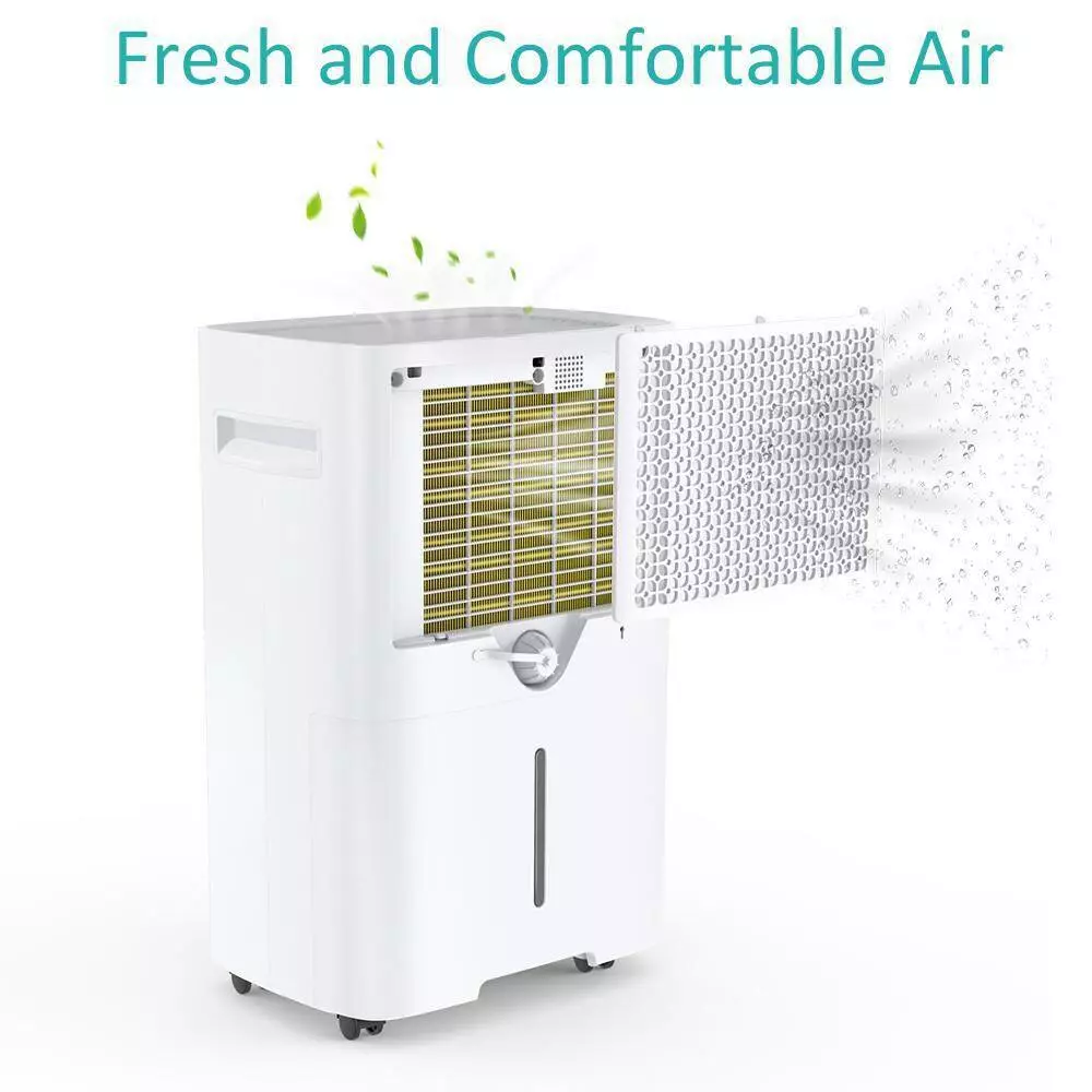 Kesnos 50-Pint Capacity Home Multifunction Dehumidifier With Bucket For 3,500 Sq. Ft. Home Or Bedroom 9 Kesnos 50-Pint Capacity Home Multifunction Dehumidifier With Bucket For 3,500 Sq. Ft. Home Or Bedroom - Image 7