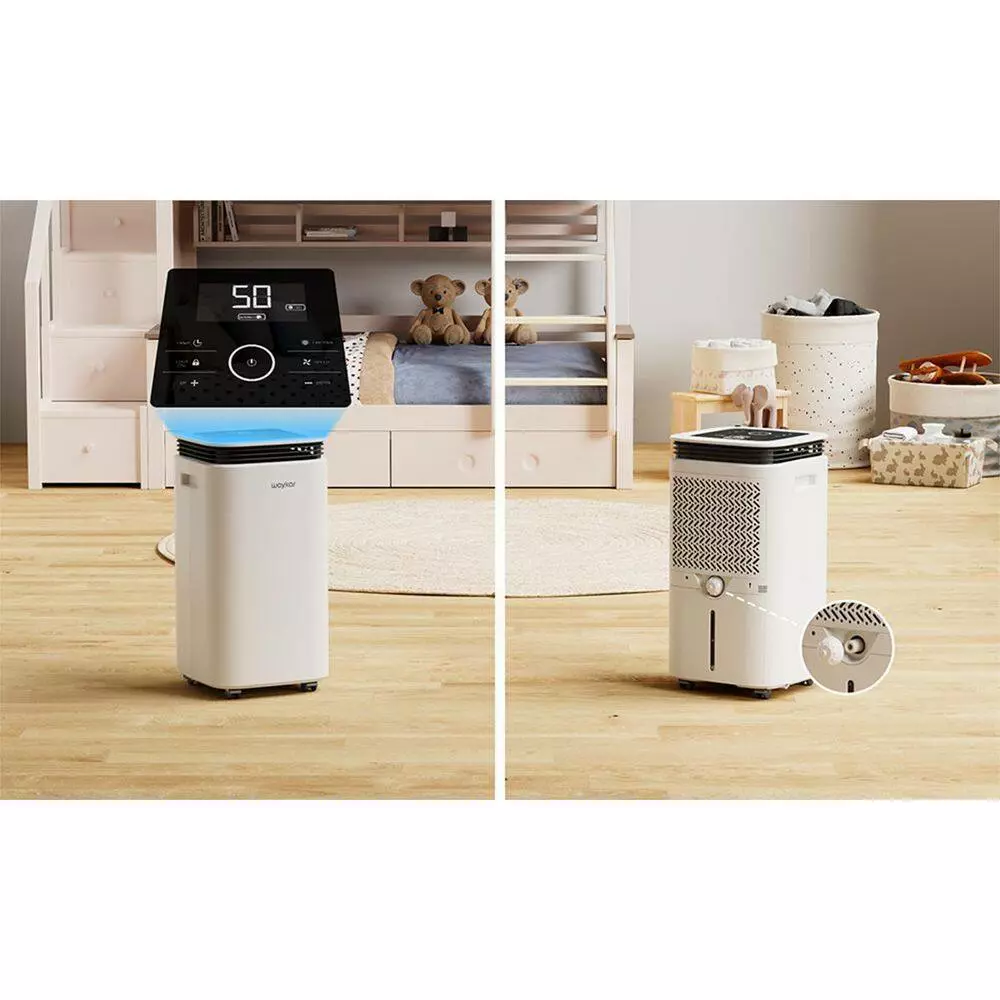 Waykar 34-Pint Capacity Residential Dehumidifier With Water Tank And Four Outlets For 1,750 Square Feet Of Home Or Office Space 12 Waykar 34-Pint Capacity Residential Dehumidifier With Water Tank And Four Outlets For 1,750 Square Feet Of Home Or Office Space - Image 10