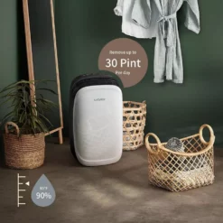 Waykar 30-Pint Capacity 1,500 Sq. Ft. Smart Touch Home Dehumidifier With Bucket, Suitable For Basement Or Bedroom 13 Waykar 30-Pint Capacity 1,500 Sq. Ft. Smart Touch Home Dehumidifier With Bucket, Suitable For Basement Or Bedroom -Air Quality Shop whites dehumidifiers hdcx pd100a c3 1000