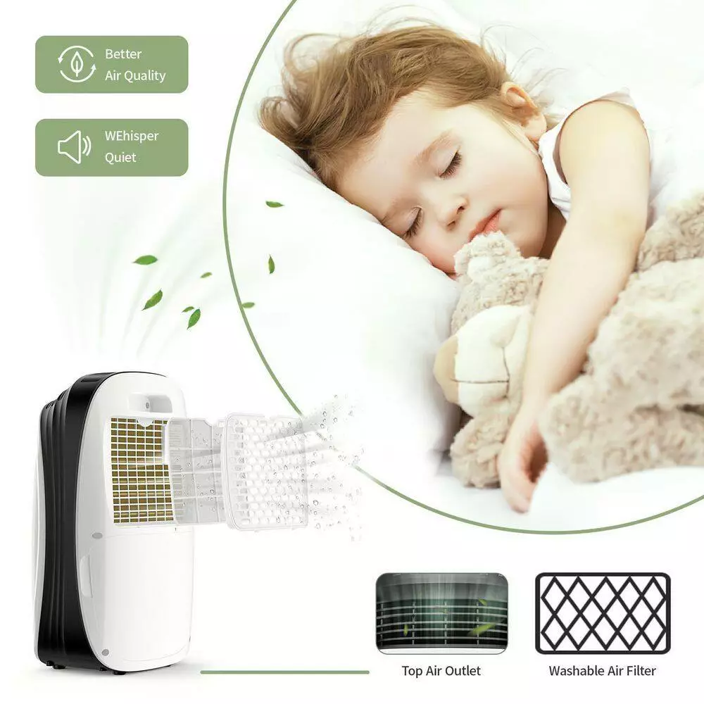 Waykar 30-Pint Capacity 1,500 Sq. Ft. Smart Touch Home Dehumidifier With Bucket, Suitable For Basement Or Bedroom 9 Waykar 30-Pint Capacity 1,500 Sq. Ft. Smart Touch Home Dehumidifier With Bucket, Suitable For Basement Or Bedroom - Image 7