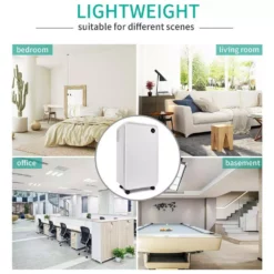 Edendirect 30-Pint 3,000 Sq. Ft. Dehumidifier with 2L Water Tank Auto or Manual Drain for Large Rooms and Basements 21 Edendirect 30-Pint 3,000 Sq. Ft. Dehumidifier with 2L Water Tank Auto or Manual Drain for Large Rooms and Basements -Air Quality Shop whites edendirect dehumidifiers n7kn220718013 76 1000