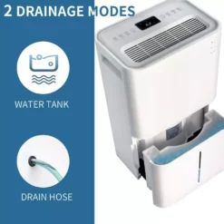 Edendirect 50-Pint 50 xq. Ft. Dehumidifier with 4L Water Tank Auto or Manual Drain for Large Rooms and Basements -Air Quality Shop whites edendirect dehumidifiers n7kn220718014 44 1000