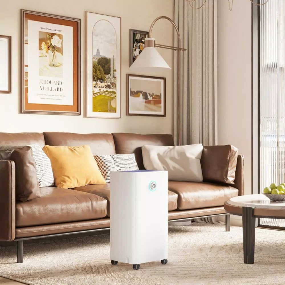 Edendirect 30-Pint Dehumidifier with Bucker Storage with Air Filter, 3-Operation Modes, Rotating Knob 2000 sq.ft. for Large Room 10 Edendirect 30-Pint Dehumidifier with Bucker Storage with Air Filter, 3-Operation Modes, Rotating Knob 2000 sq.ft. for Large Room - Image 8