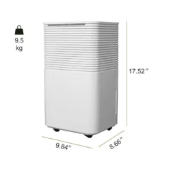 Edendirect 25-Pint Dehumidifier 2000 sq.ft. for Basements, Home and Large Room with Auto or Manual Drainage, 3 Operation Modes 16 Edendirect 25-Pint Dehumidifier 2000 sq.ft. for Basements, Home and Large Room with Auto or Manual Drainage, 3 Operation Modes -Air Quality Shop whites edendirect dehumidifiers we ol31a 44 1000