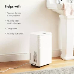 Edendirect 25-Pint Dehumidifier 2000 sq.ft. for Basements, Home and Large Room with Auto or Manual Drainage, 3 Operation Modes 18 Edendirect 25-Pint Dehumidifier 2000 sq.ft. for Basements, Home and Large Room with Auto or Manual Drainage, 3 Operation Modes -Air Quality Shop whites edendirect dehumidifiers we ol31a 76 1000