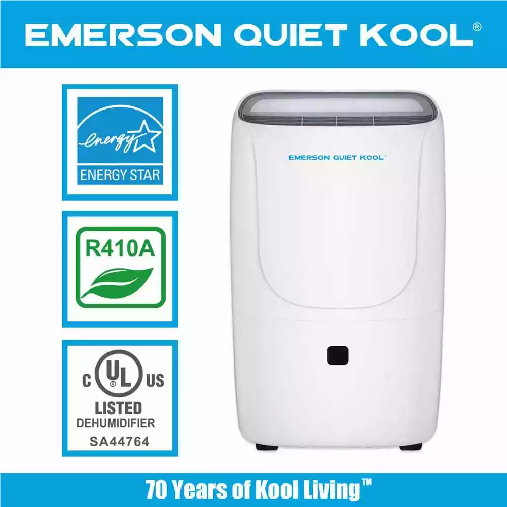 Emerson Quiet Kool 20-Pint Smart Dehumidifier 8 Emerson Quiet Kool 20-Pint Smart Dehumidifier - Image 6