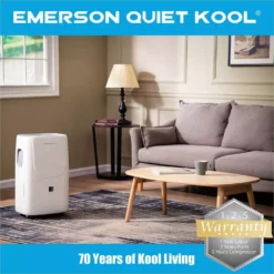 Emerson Quiet Kool 20-Pint Smart Dehumidifier 17 Emerson Quiet Kool 20-Pint Smart Dehumidifier -Air Quality Shop whites emerson quiet kool dehumidifiers ead20se1t c3 1000