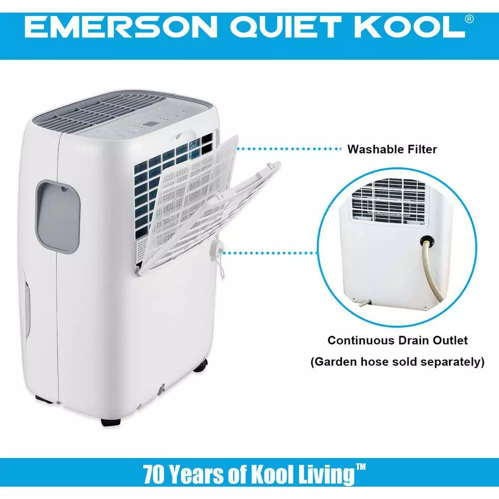 Emerson Quiet Kool 30-Pint Smart Dehumidifier 13 Emerson Quiet Kool 30-Pint Smart Dehumidifier - Image 11