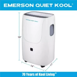 Emerson Quiet Kool 40-Pint Dehumidifier with Built-In Vertical Pump 19 Emerson Quiet Kool 40-Pint Dehumidifier with Built-In Vertical Pump -Air Quality Shop whites emerson quiet kool dehumidifiers ead40ep1t 1d 1000