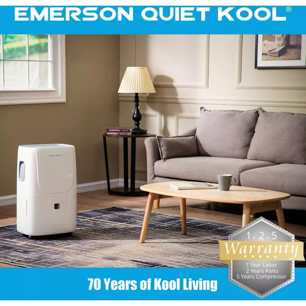 Emerson Quiet Kool 40-Pint Dehumidifier with Built-In Vertical Pump 9 Emerson Quiet Kool 40-Pint Dehumidifier with Built-In Vertical Pump - Image 7