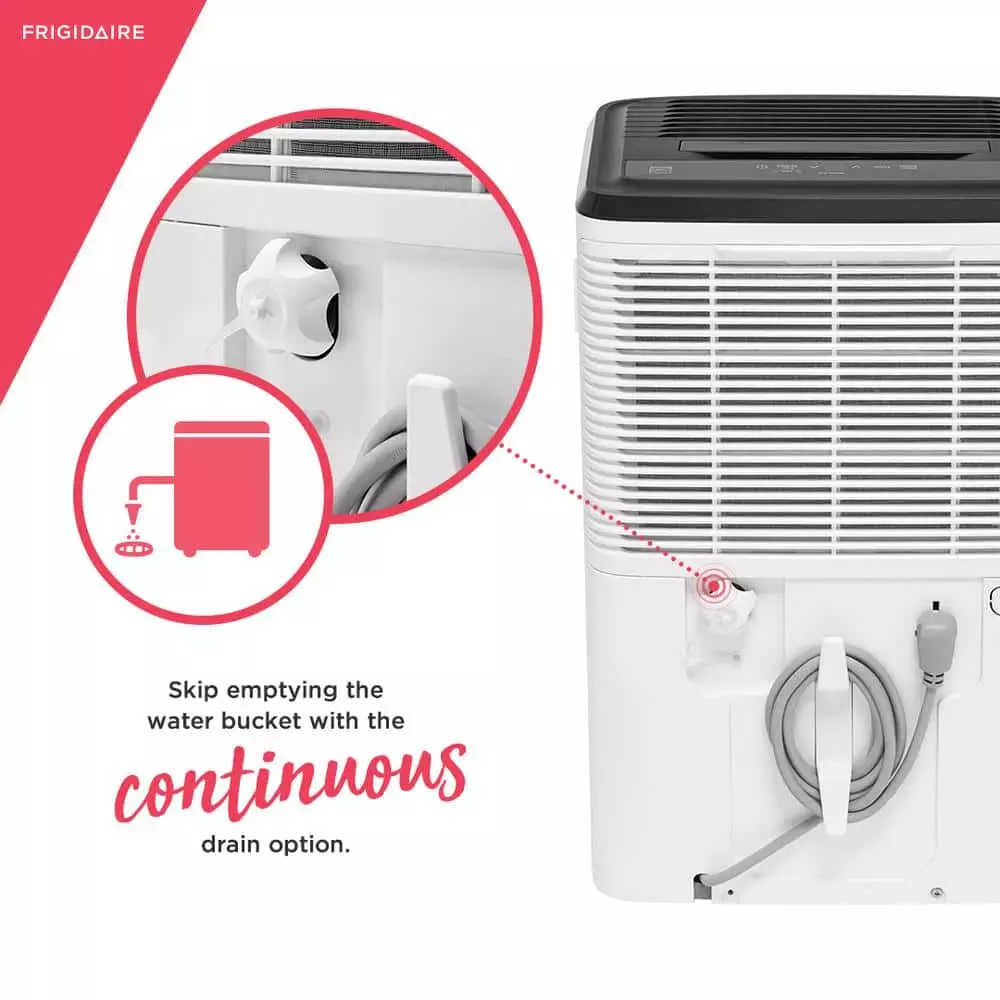 Frigidaire Moderate Humidity 35-Pint Capacity Dehumidifier 5 Frigidaire Moderate Humidity 35-Pint Capacity Dehumidifier - Image 3