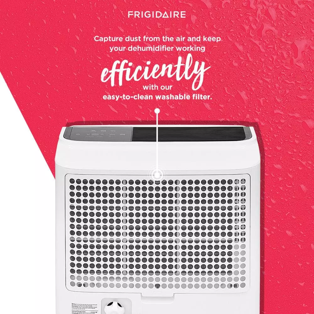 Frigidaire High Humidity 60-Pint Capacity Dehumidifier 6 Frigidaire High Humidity 60-Pint Capacity Dehumidifier - Image 4