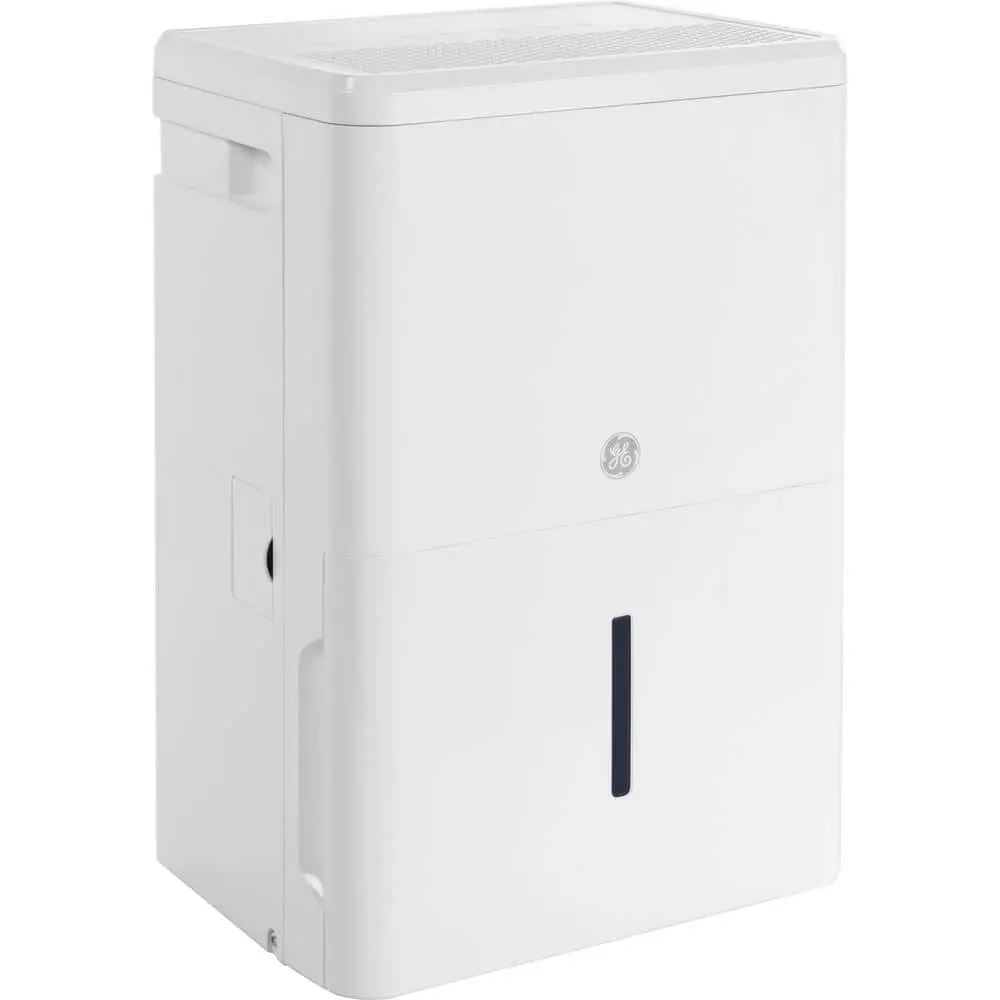 GE 22 pt. Dehumidifier with Smart Dry for Bedroom, Basement or Damp Rooms up to 1500 sq. ft. in White, ENERGY STAR 3 GE 22 pt. Dehumidifier with Smart Dry for Bedroom, Basement or Damp Rooms up to 1500 sq. ft. in White, ENERGY STAR