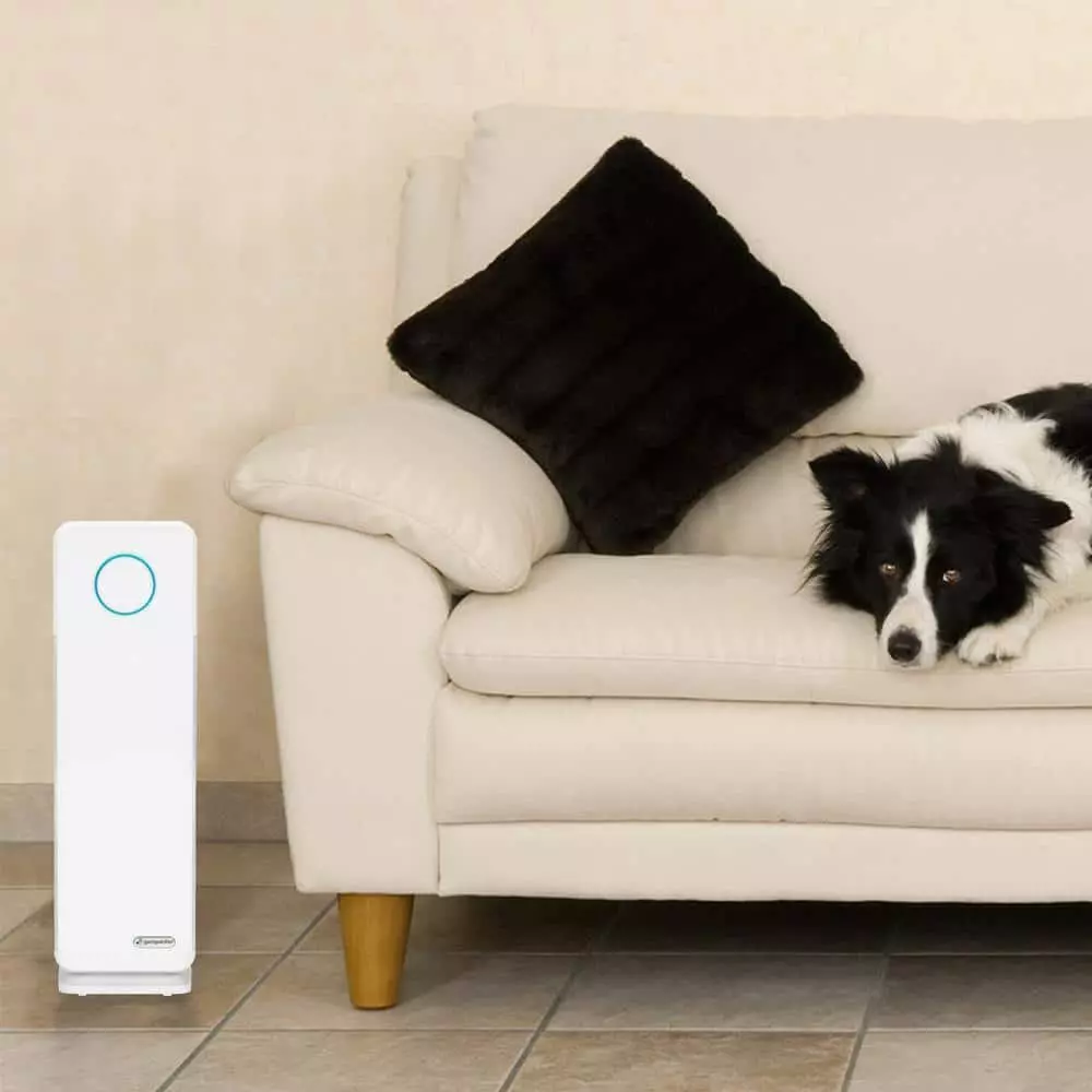 GermGuardian Elite 5-in-1 Air Purifier with Pet Pure True HEPA filter, UV Sanitizer for Medium Rooms up to 153 Sq Ft, White 11 GermGuardian Elite 5-in-1 Air Purifier with Pet Pure True HEPA filter, UV Sanitizer for Medium Rooms up to 153 Sq Ft, White - Image 9