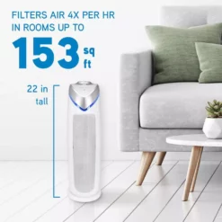 GermGuardian 22 in. 4-in-1 Air Purifier with True HEPA filter for Medium Rooms up to 153 Sq Ft, White 13 GermGuardian 22 in. 4-in-1 Air Purifier with True HEPA filter for Medium Rooms up to 153 Sq Ft, White -Air Quality Shop whites germguardian air purifiers ac4825w c3 1000