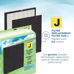 GermGuardian Hi-Performance Air Purifier with HEPA Filter and UV Sanitizer for Large Rooms up to 365 sq.ft. -Air Quality Shop whites germguardian air purifiers ac5900wca fa 1000