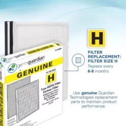 GermGuardian Hi-Performance Ultra Quiet Air Purifier with HEPA Filter for Large Rooms up to 335 sq.ft. 16 GermGuardian Hi-Performance Ultra Quiet Air Purifier with HEPA Filter for Large Rooms up to 335 sq.ft. -Air Quality Shop whites germguardian air purifiers ac9200wca fa 1000
