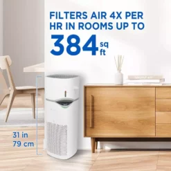GermGuardian 2-in-1 Air Purifier and Humidifier All Season Console with HEPA Filter and Humidifier for Large Rooms Up to 384 sq. ft. 15 GermGuardian 2-in-1 Air Purifier and Humidifier All Season Console with HEPA Filter and Humidifier for Large Rooms Up to 384 sq. ft. -Air Quality Shop whites germguardian air purifiers aph406w 1f 1000