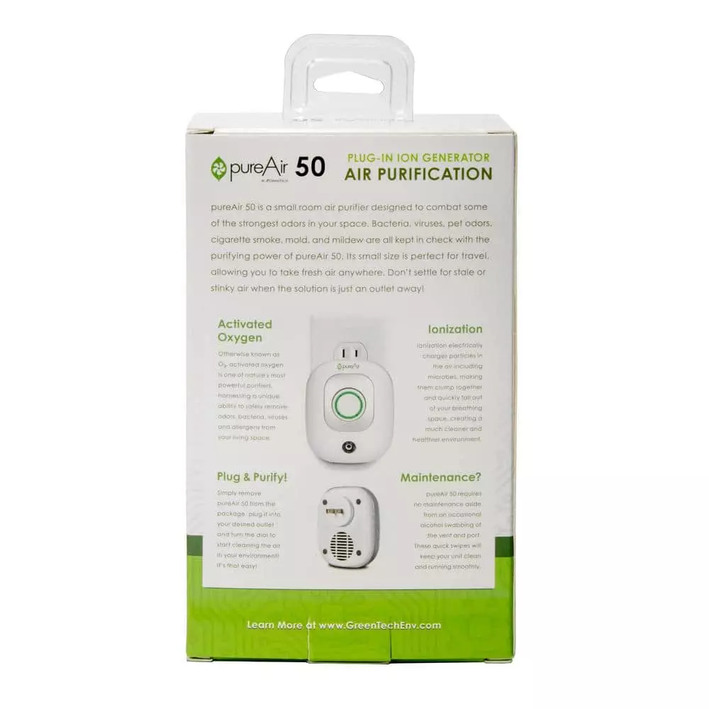 GreenTech Environmental Compact, Portable, Plug-In Air Purifier 5 GreenTech Environmental Compact, Portable, Plug-In Air Purifier - Image 3