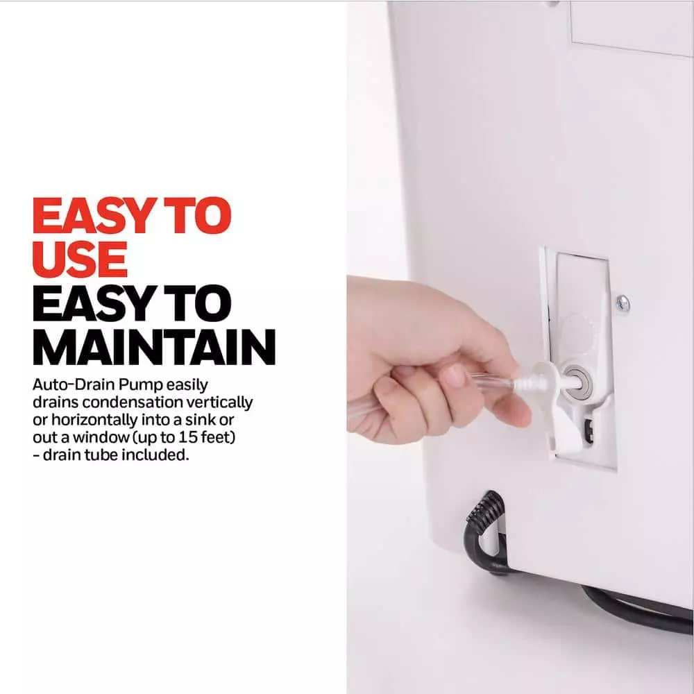 Honeywell 35-Pint ENERGY STAR Dehumidifier with Built-In Drain Pump and 5 Year Warranty 9 Honeywell 35-Pint ENERGY STAR Dehumidifier with Built-In Drain Pump and 5 Year Warranty - Image 7
