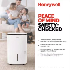 Honeywell Smart WiFi Energy Star Dehumidifier for Basements & Small Rooms Up to 1000 sq ft. with Alexa Voice Control 13 Honeywell Smart WiFi Energy Star Dehumidifier for Basements & Small Rooms Up to 1000 sq ft. with Alexa Voice Control -Air Quality Shop whites honeywell dehumidifiers tp30awkn 1d 1000