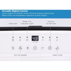 Honeywell ENERGY STAR 50-Pint Dehumidifier with Filter Change Alert -Air Quality Shop whites honeywell dehumidifiers tp70pwk 40 1000