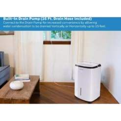 Honeywell ENERGY STAR 50-Pint Dehumidifier with Filter Change Alert -Air Quality Shop whites honeywell dehumidifiers tp70pwk 4f 1000