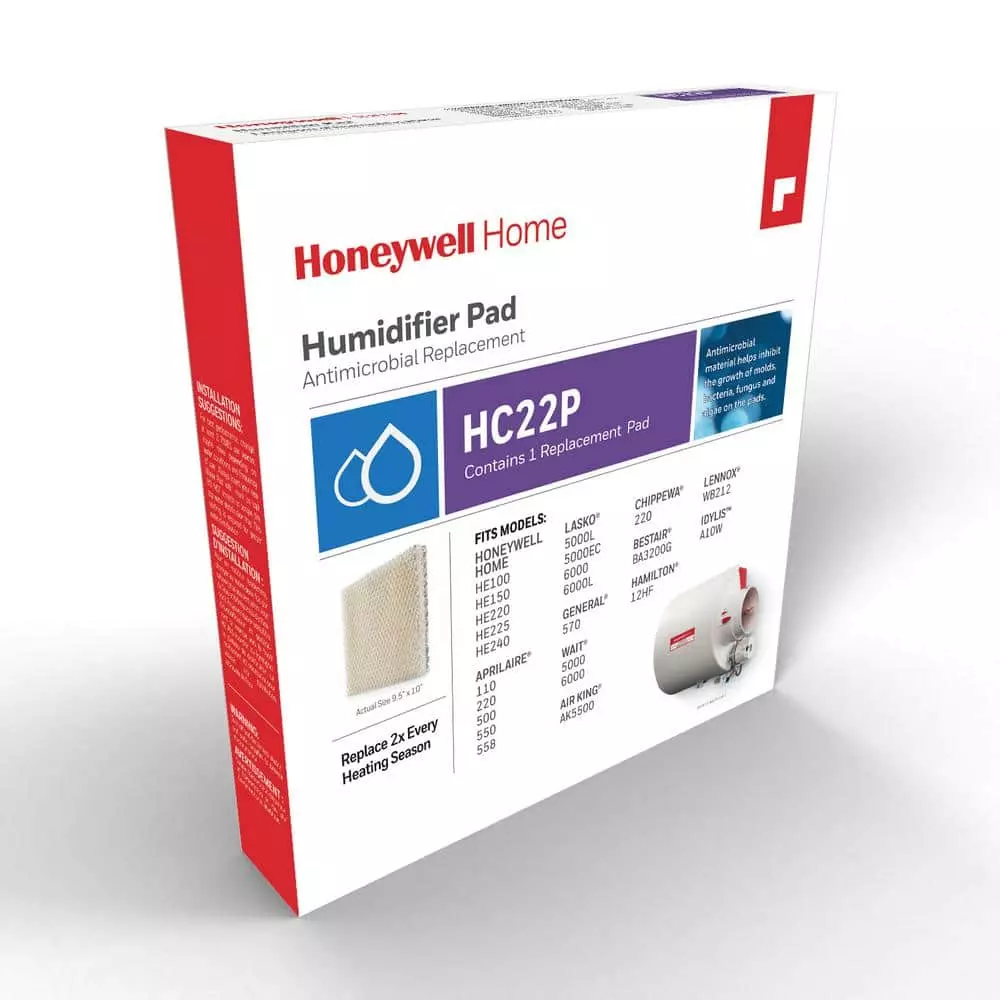Honeywell Home Whole-House Flow-Through Bypass Replacement Air Humidifier Pad 5 Honeywell Home Whole-House Flow-Through Bypass Replacement Air Humidifier Pad - Image 3