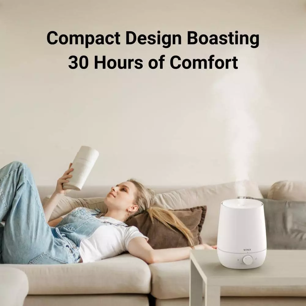 Winix Inc L60 0.6 Gal. Ultrasonic Humidifier with Night Mood Light 4 Winix Inc L60 0.6 Gal. Ultrasonic Humidifier with Night Mood Light - Image 2