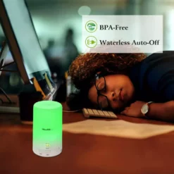 Tatahance Mini Cool Mist Humidifier with 7 Color LED Lights 4 Timer Settings and Ultrasonic Aroma Essential Oil Diffuser 14 Tatahance Mini Cool Mist Humidifier with 7 Color LED Lights 4 Timer Settings and Ultrasonic Aroma Essential Oil Diffuser -Air Quality Shop whites humidifiers d0102hahxu7 f 66 1000