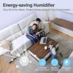 Tatahance 1.05 Gal. Large Room Cool Mist Top Fill Humidifier 11 Tatahance 1.05 Gal. Large Room Cool Mist Top Fill Humidifier -Air Quality Shop whites humidifiers f d0102hpd5fw 1f 1000