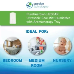 Unbranded 0.80 Gal. 320 sq. ft. Cool Mist Ultrasonic Humidifier with Aromatherapy Tray 22 Unbranded 0.80 Gal. 320 sq. ft. Cool Mist Ultrasonic Humidifier with Aromatherapy Tray -Air Quality Shop whites humidifiers h950ar 77 1000