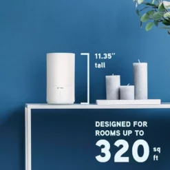 Unbranded 0.80 Gal. 320 sq. ft. Cool Mist Ultrasonic Humidifier with Aromatherapy Tray 19 Unbranded 0.80 Gal. 320 sq. ft. Cool Mist Ultrasonic Humidifier with Aromatherapy Tray -Air Quality Shop whites humidifiers h950ar a0 1000