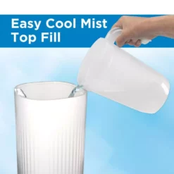 Unbranded 1 Gal. Top Fill Ultrasonic Cool Mist Humidifier with Aromatherapy Tray, White 20 Unbranded 1 Gal. Top Fill Ultrasonic Cool Mist Humidifier with Aromatherapy Tray, White -Air Quality Shop whites humidifiers h980w 77 1000