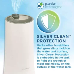 Unbranded 1.6 Gal. 420 sq. ft. Cool Mist Ultrasonic Humidifier with Humidistat and Nightlight 18 Unbranded 1.6 Gal. 420 sq. ft. Cool Mist Ultrasonic Humidifier with Humidistat and Nightlight -Air Quality Shop whites humidifiers h997w 40 1000