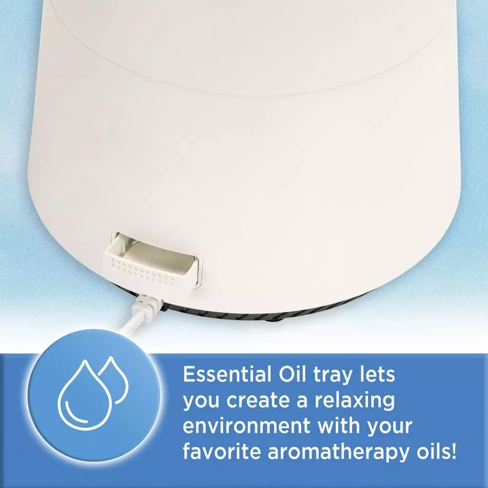 Unbranded 1.6 Gal. 420 sq. ft. Cool Mist Ultrasonic Humidifier with Humidistat and Nightlight 11 Unbranded 1.6 Gal. 420 sq. ft. Cool Mist Ultrasonic Humidifier with Humidistat and Nightlight - Image 9