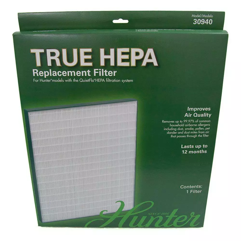Hunter Genuine QuietFlo True HEPA Replacement Air Purifier Filter 7 Hunter Genuine QuietFlo True HEPA Replacement Air Purifier Filter - Image 5
