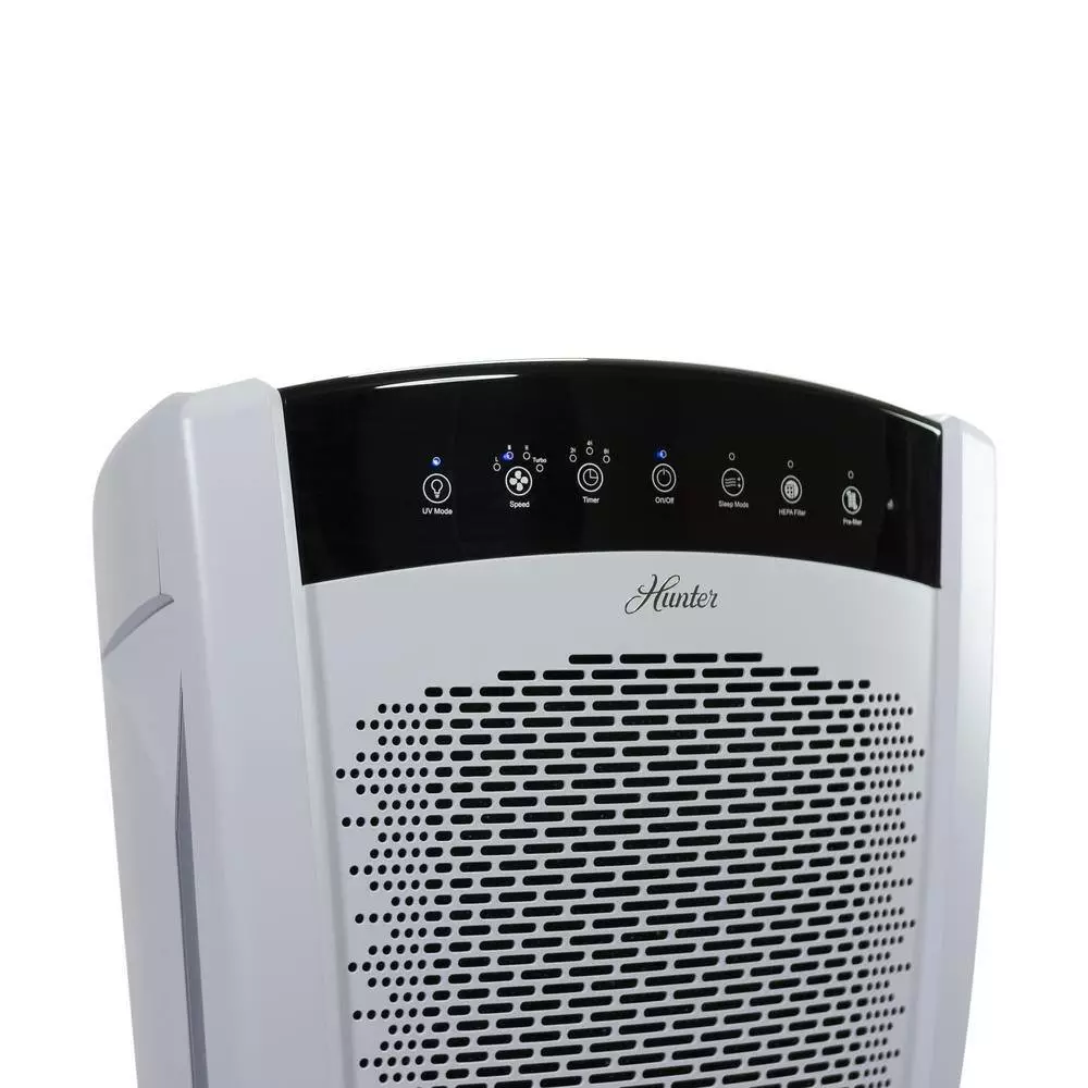 Hunter Large UVC Multi-Room Console Air Purifier in White 6 Hunter Large UVC Multi-Room Console Air Purifier in White - Image 4