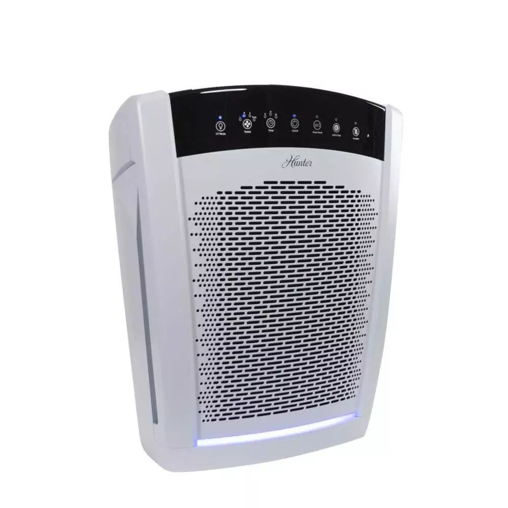 Hunter Large UVC Multi-Room Console Air Purifier in White 3 Hunter Large UVC Multi-Room Console Air Purifier in White